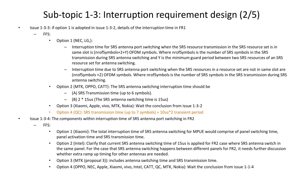 sub topic 1 3 interruption requirement design 2 5