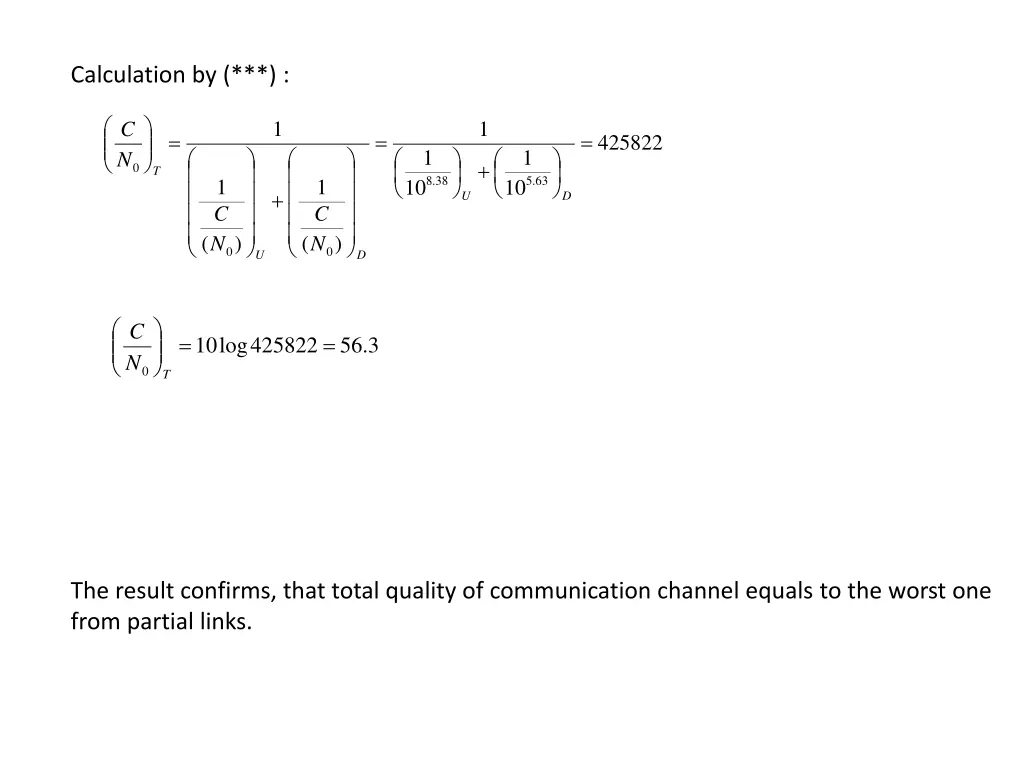 calculation by
