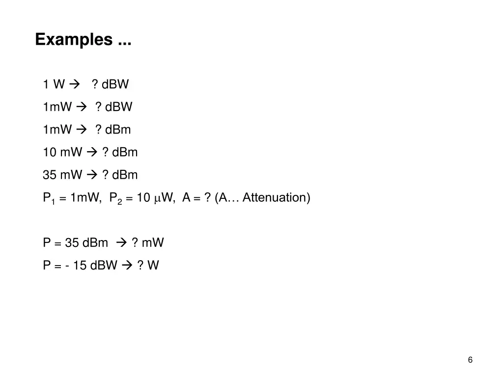 examples