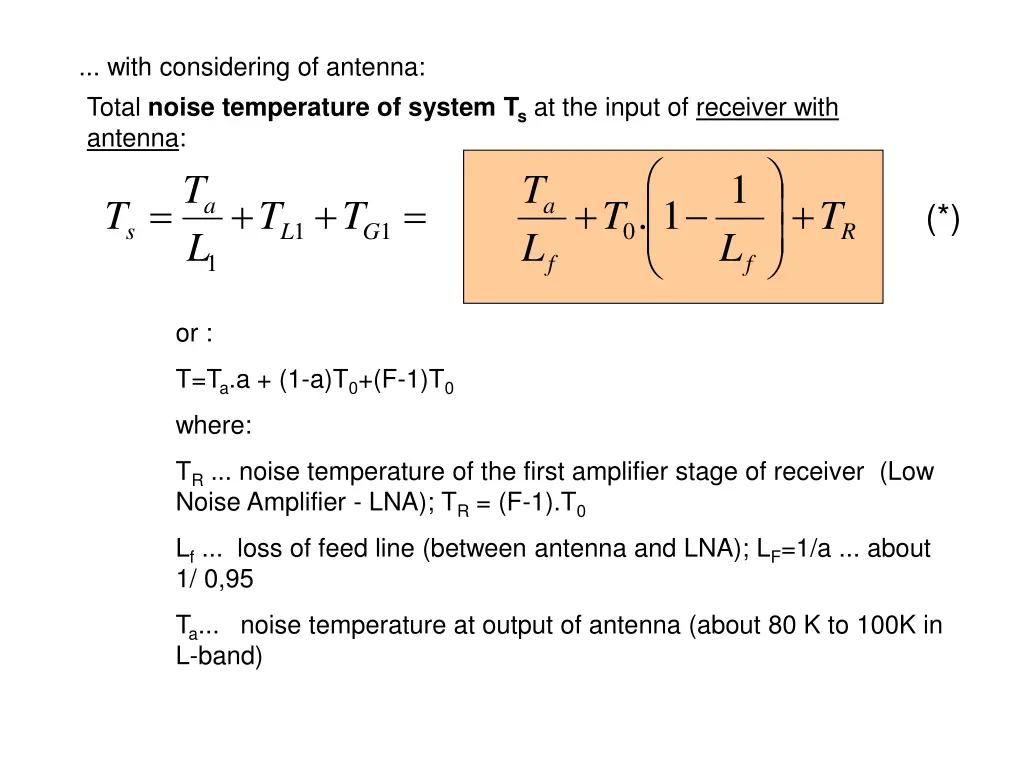 with considering of antenna