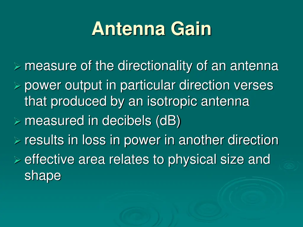 antenna gain