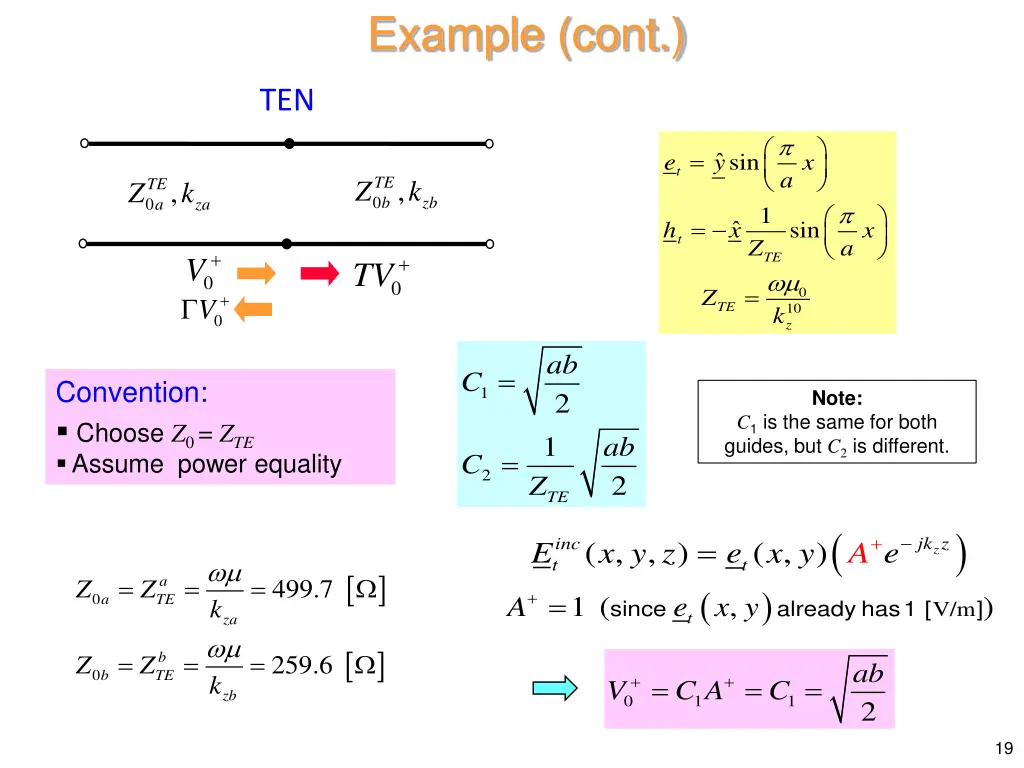 example cont