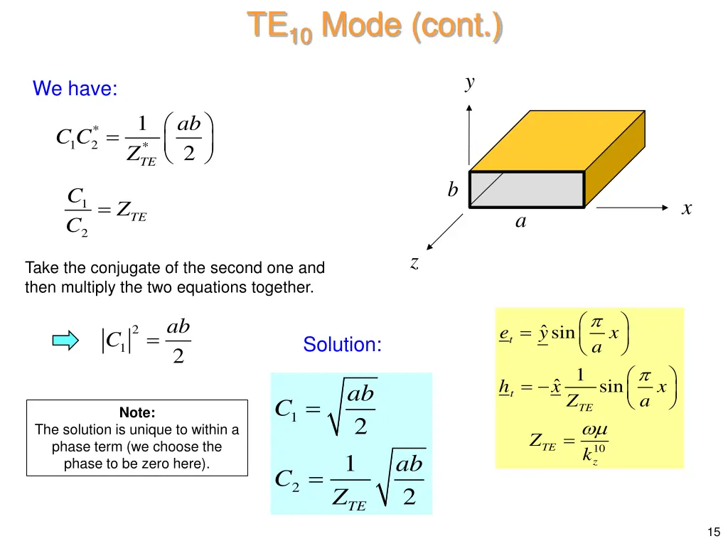 te 10 mode cont 1