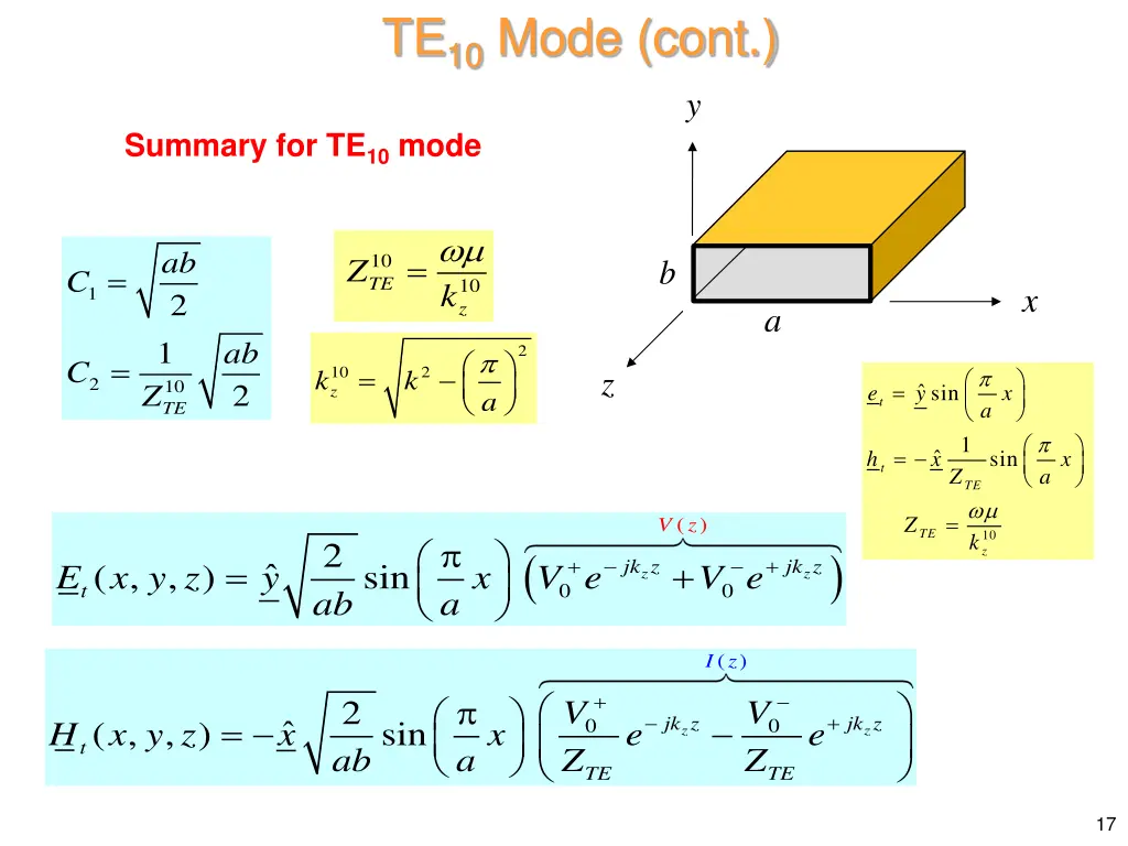 te 10 mode cont 3