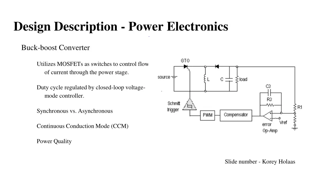 design description power electronics 1