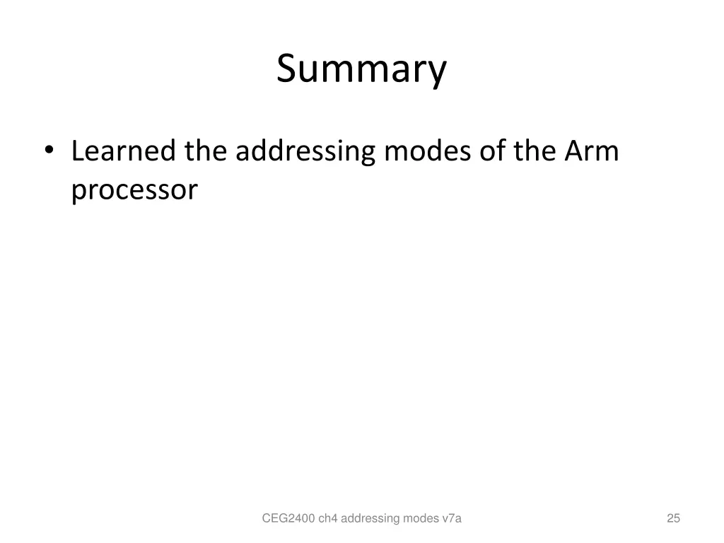 summary