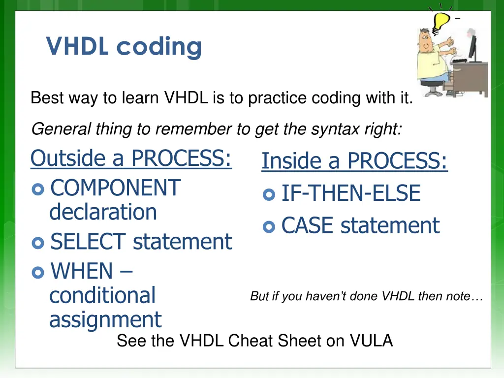 vhdl coding
