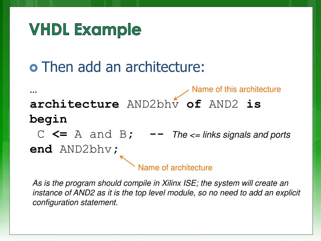 vhdl example 2