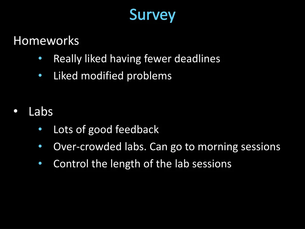 survey 1