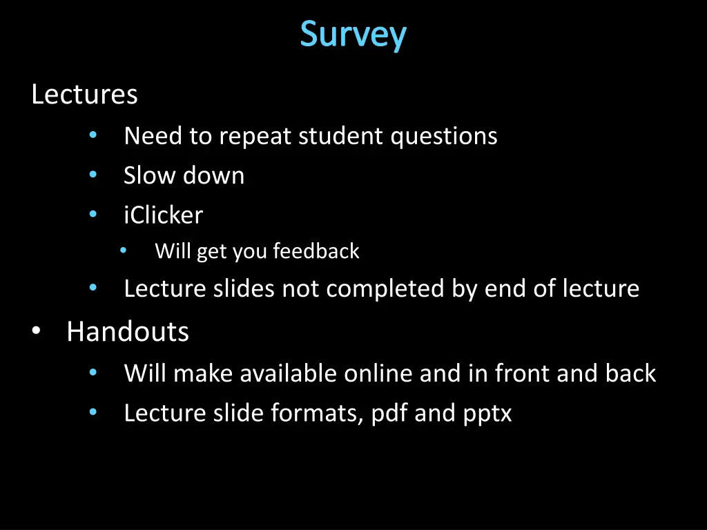 survey