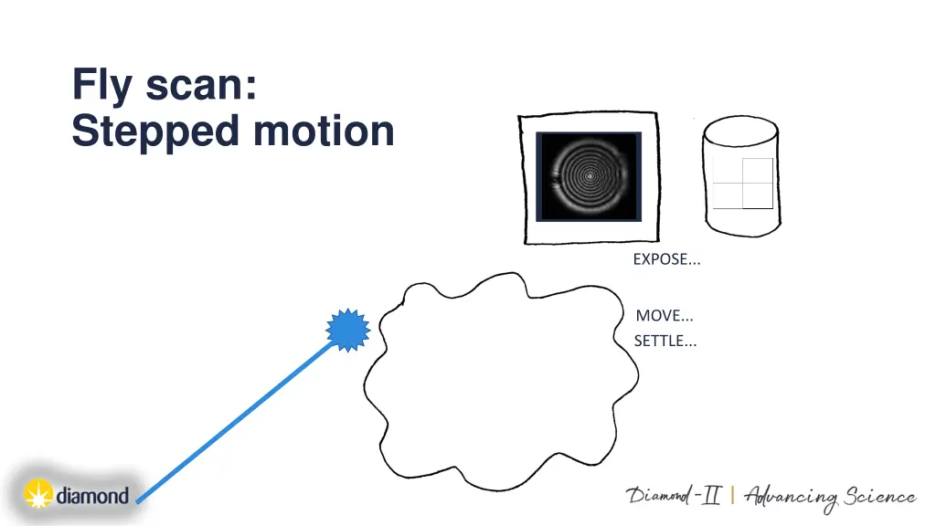 fly scan stepped motion