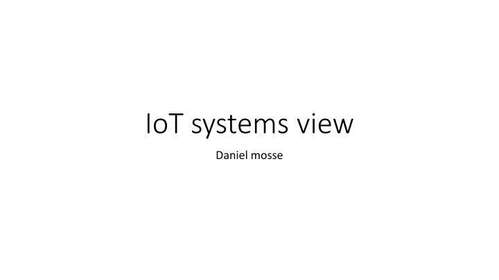 iot systems view