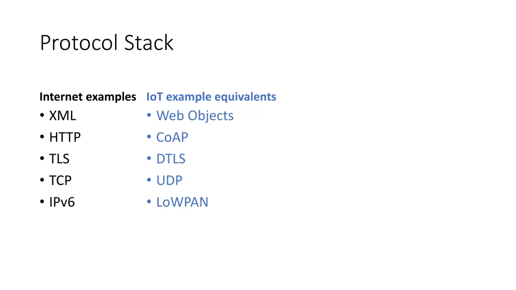 protocol stack