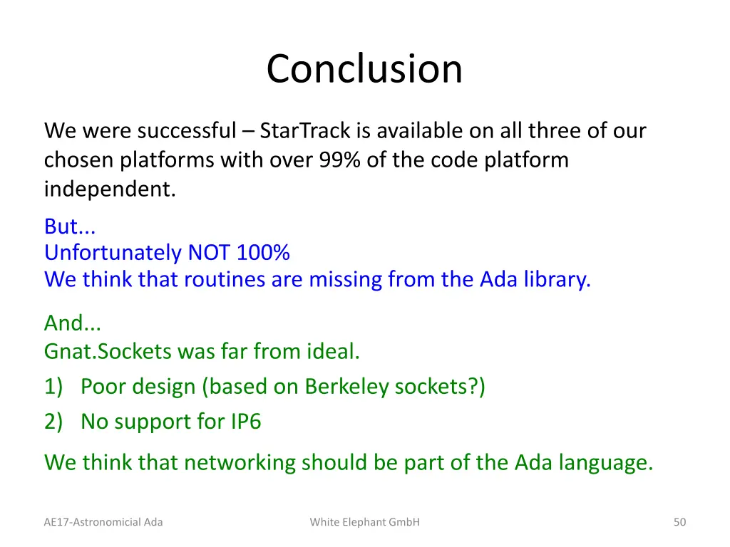 conclusion