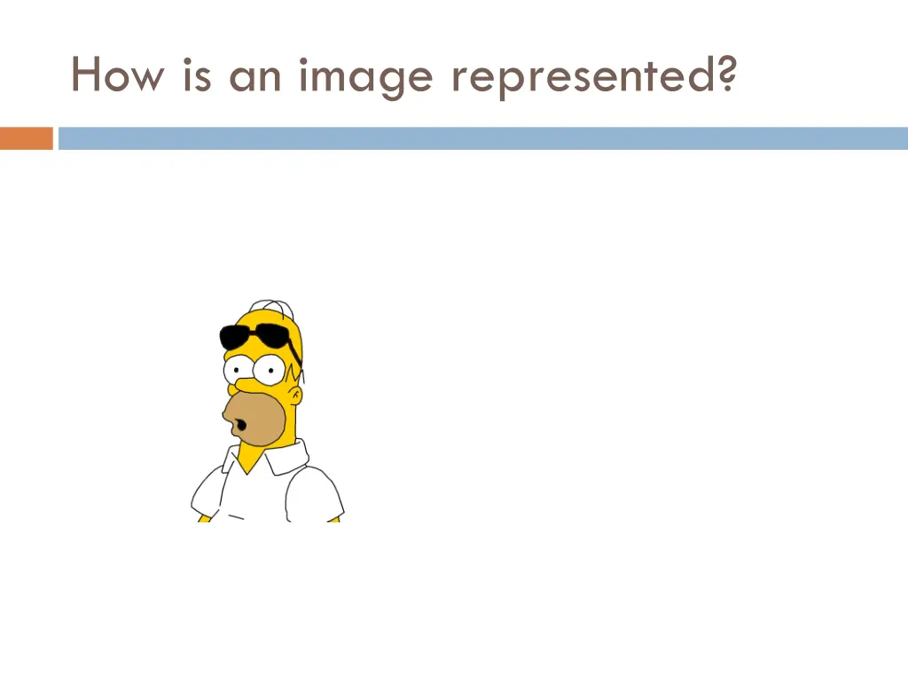 how is an image represented