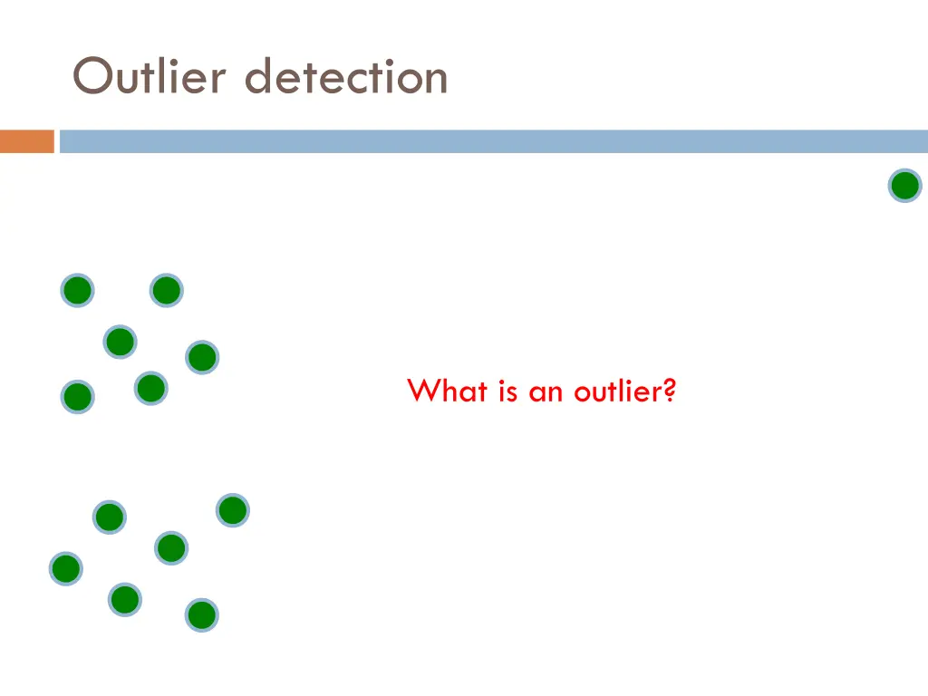 outlier detection