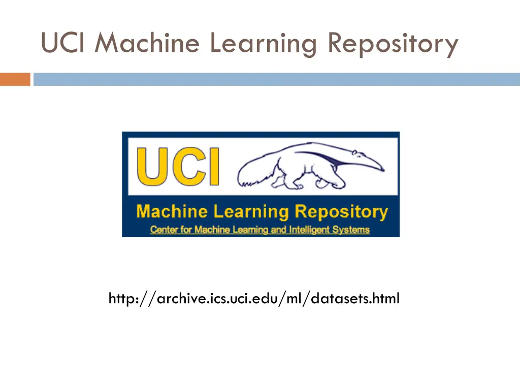 uci machine learning repository