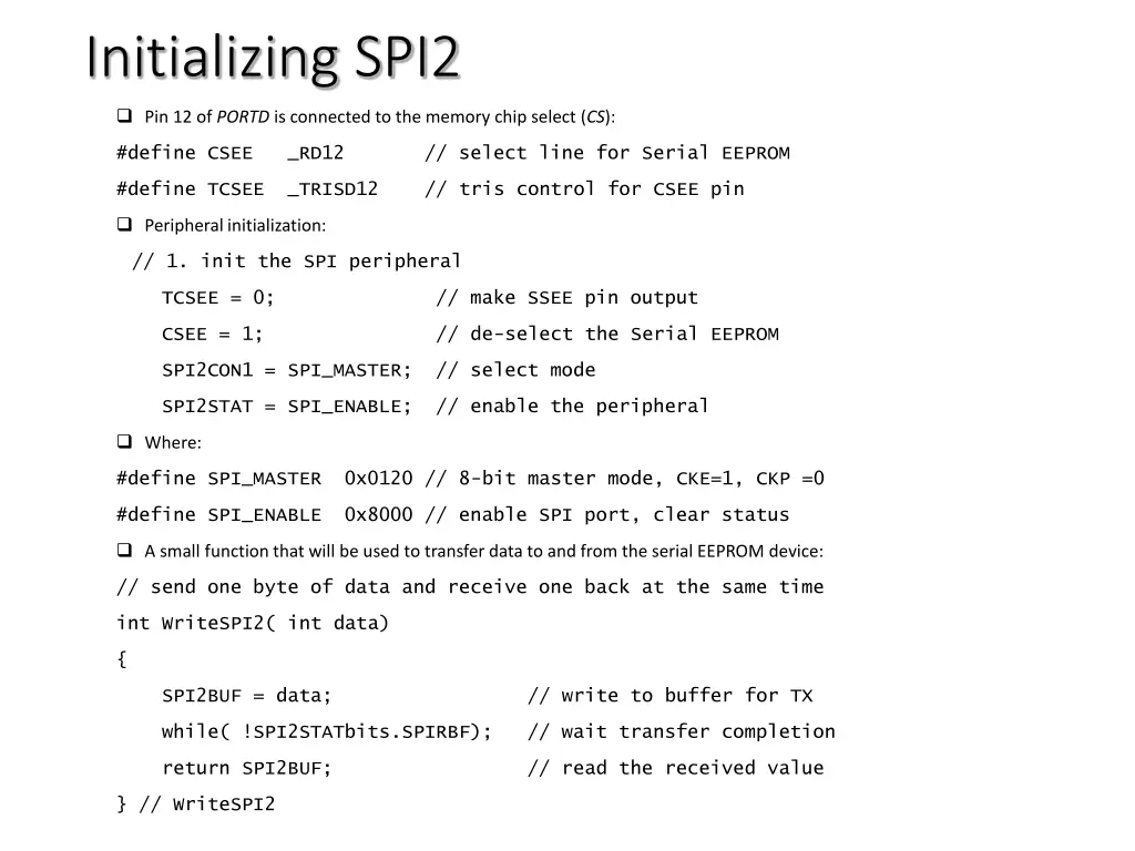 initializing spi2