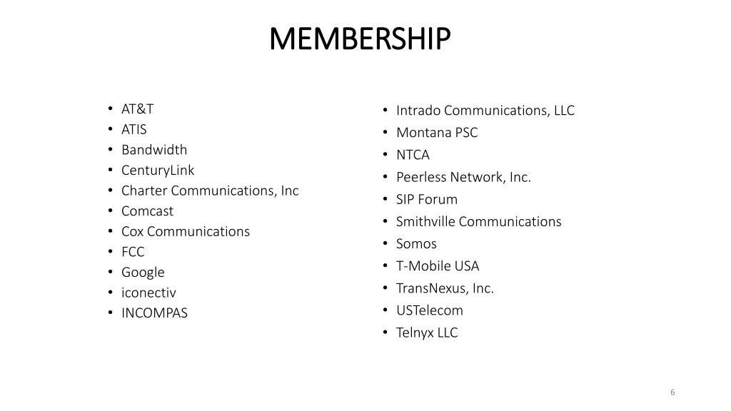membership membership