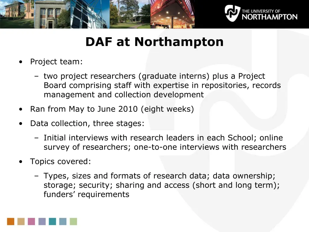daf at northampton