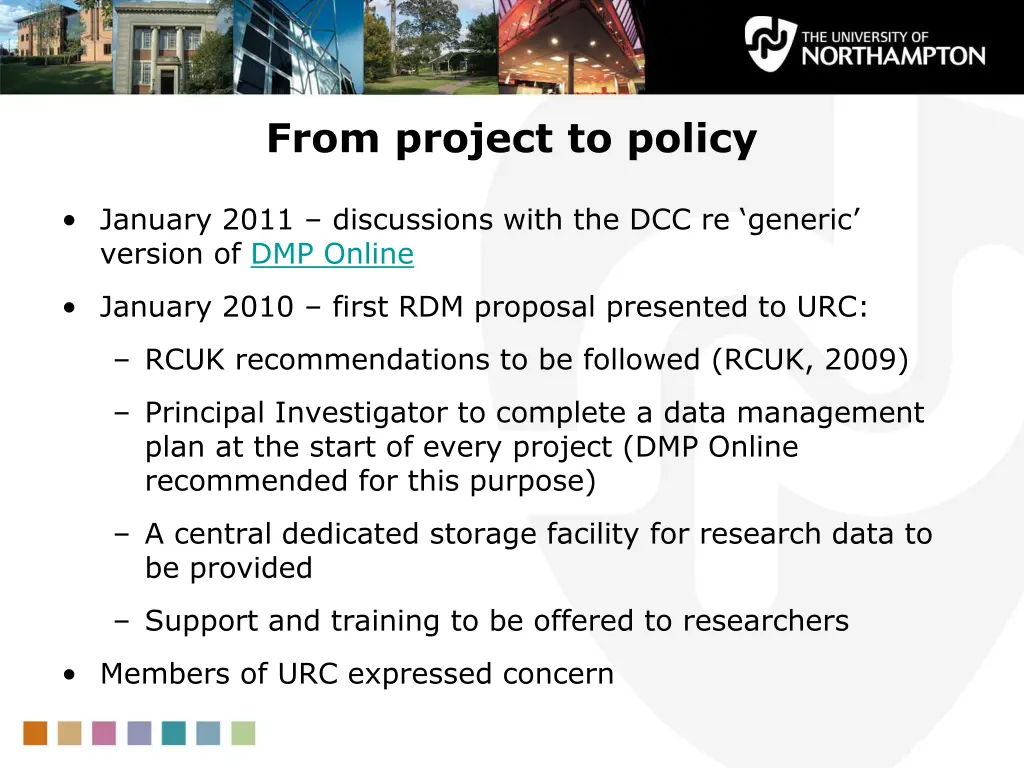 from project to policy 1