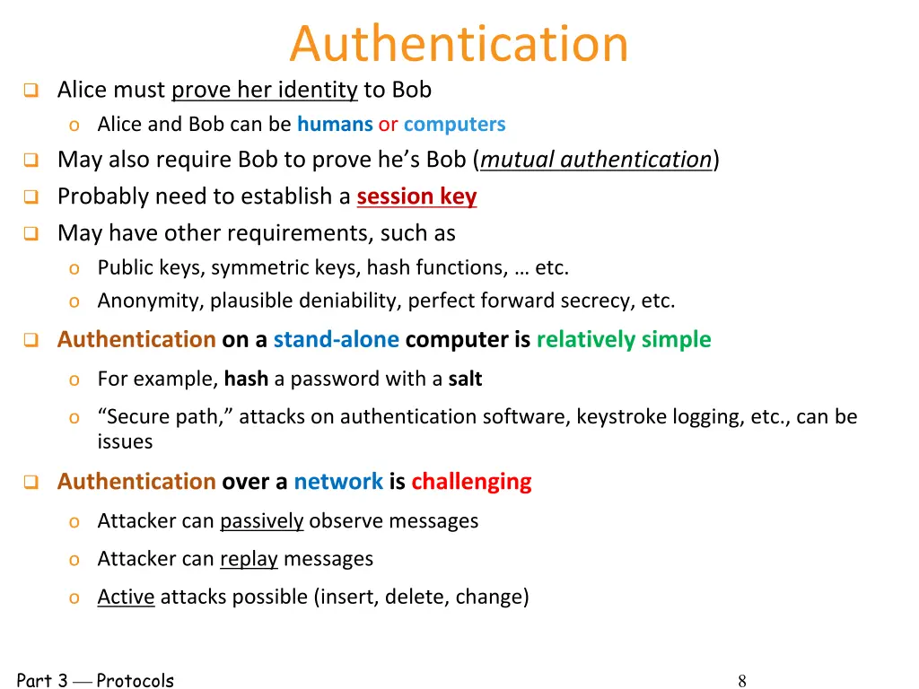 authentication