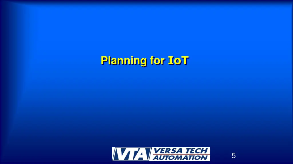 planning for iot