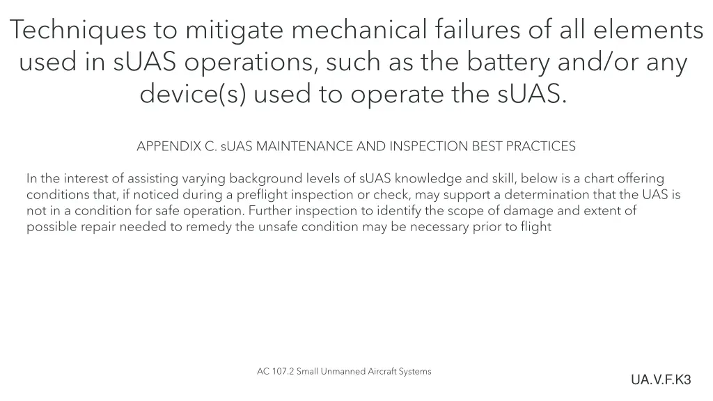 techniques to mitigate mechanical failures