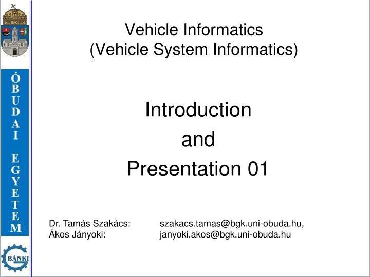 vehicle informatics vehicle system informatics