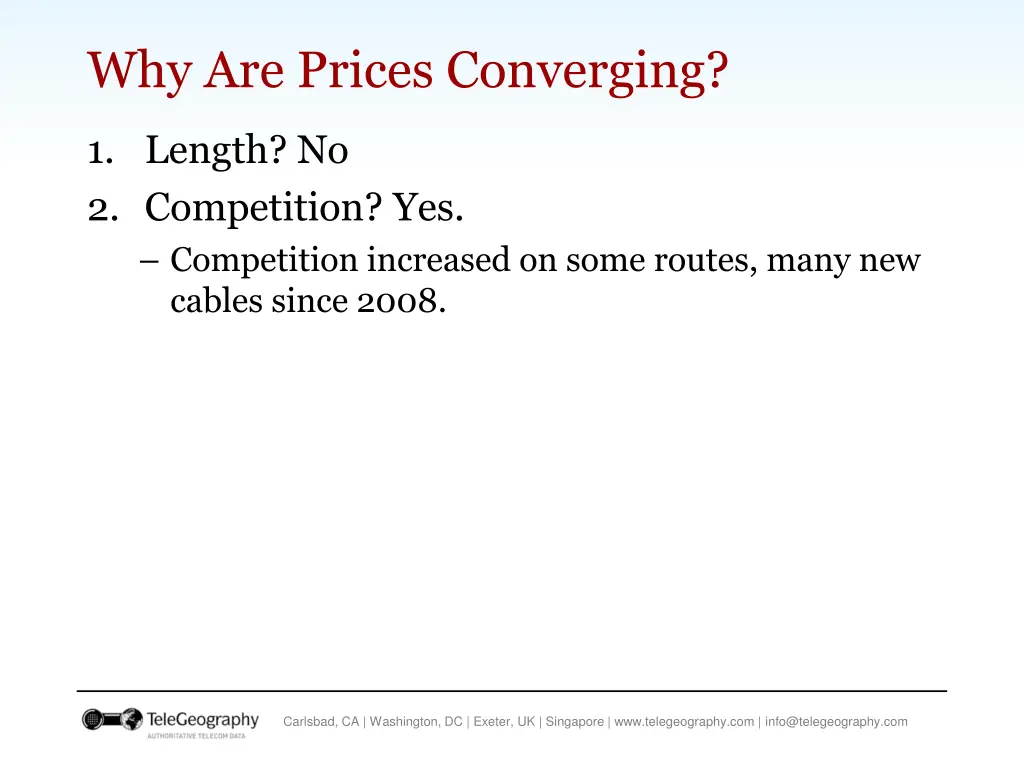 why are prices converging 1