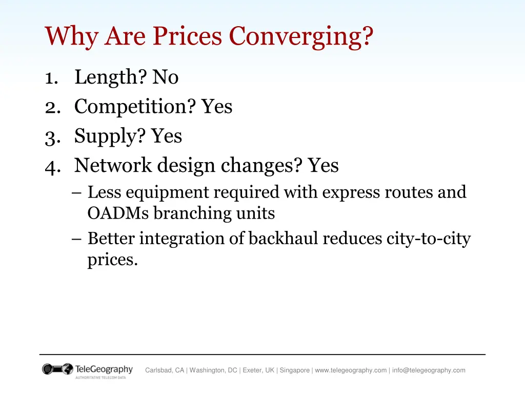 why are prices converging 3