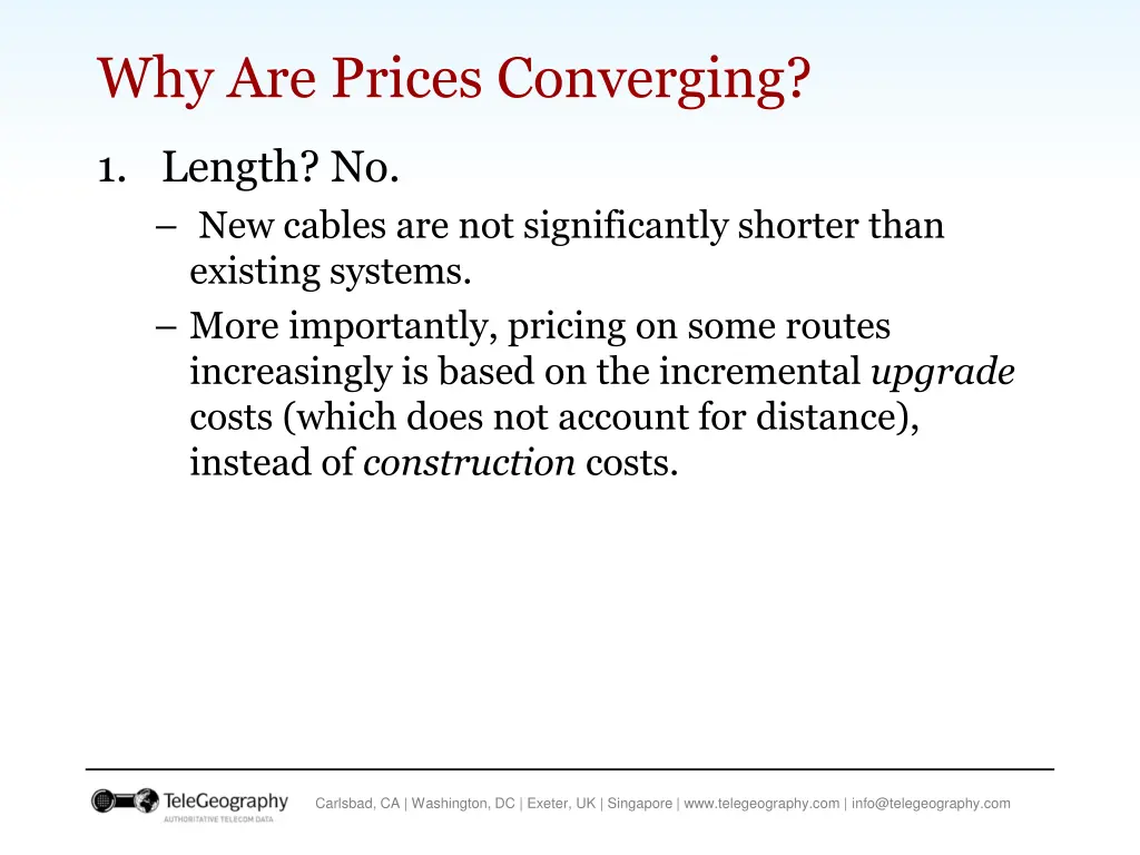 why are prices converging