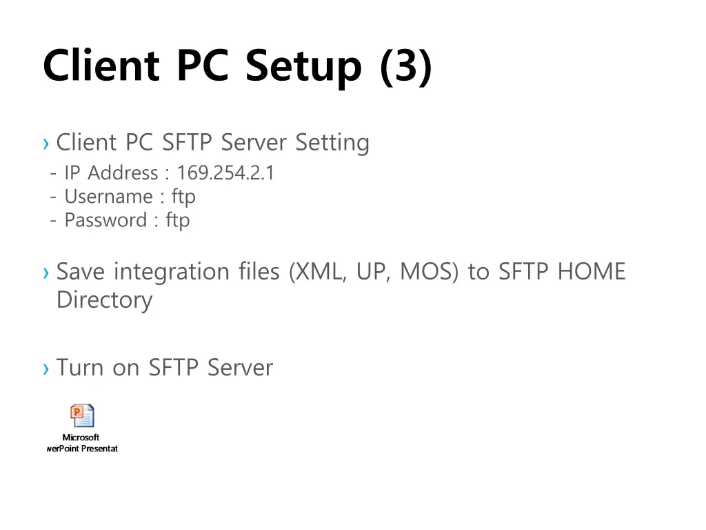 client pc setup 3