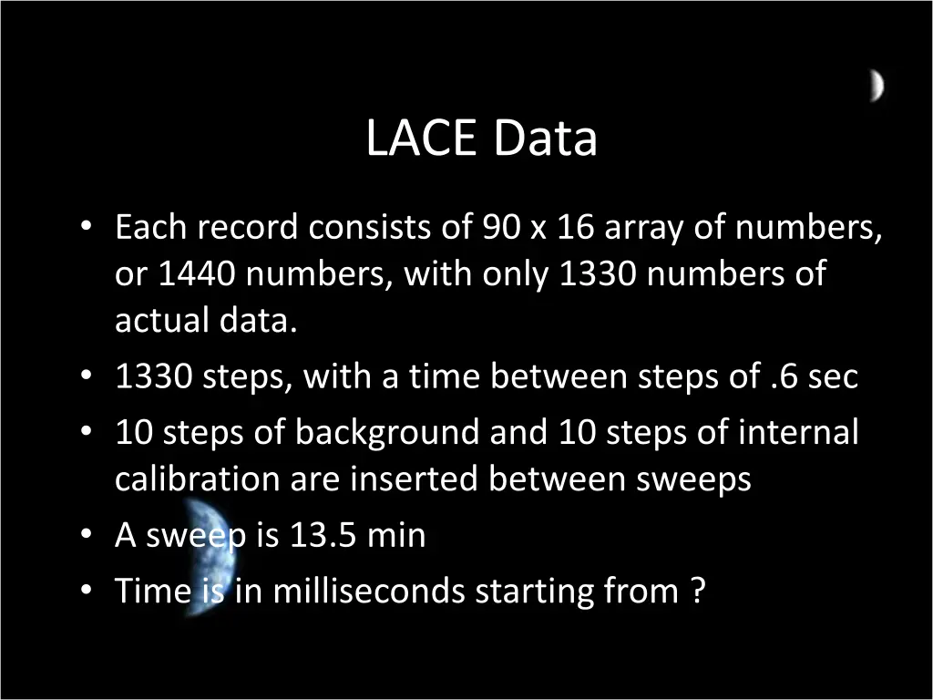 lace data