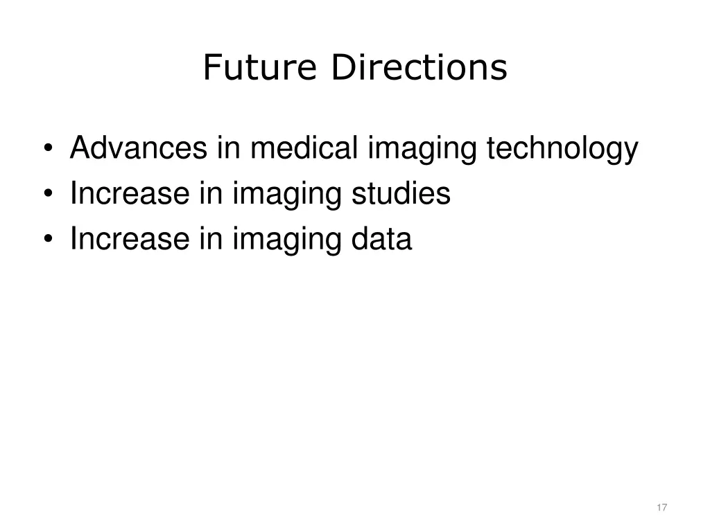 future directions