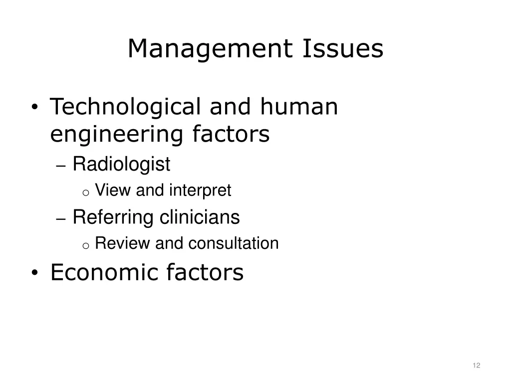 management issues 2