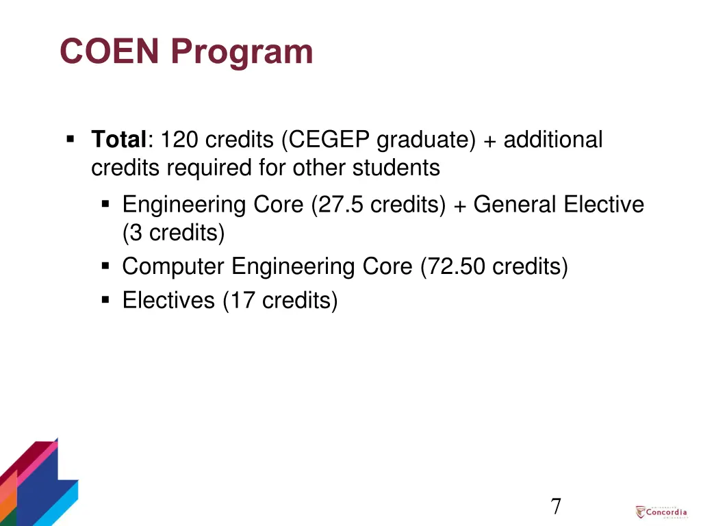 coen program