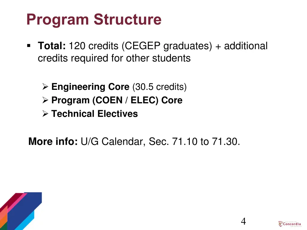 program structure