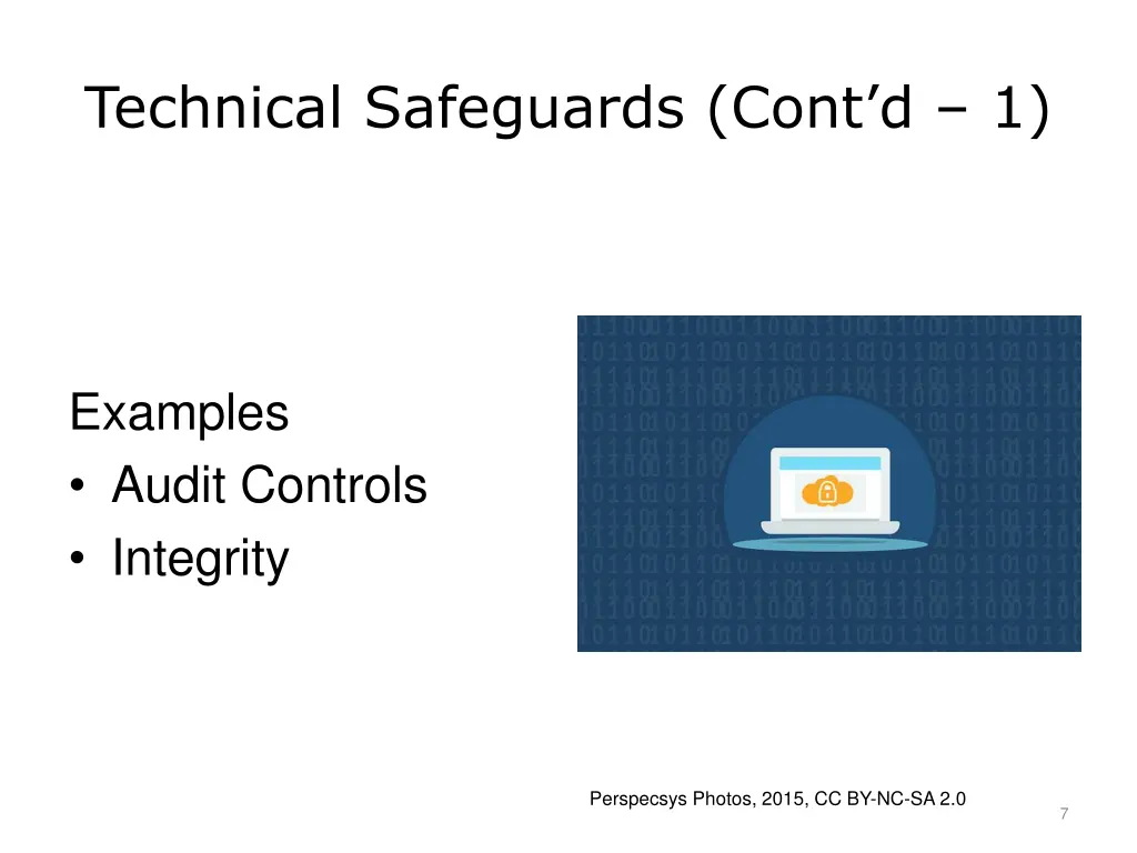 technical safeguards cont d 1