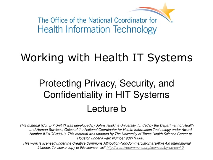 working with health it systems