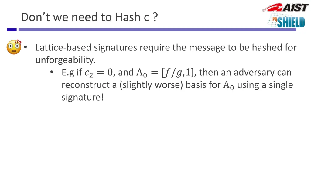 don t we need to hash c