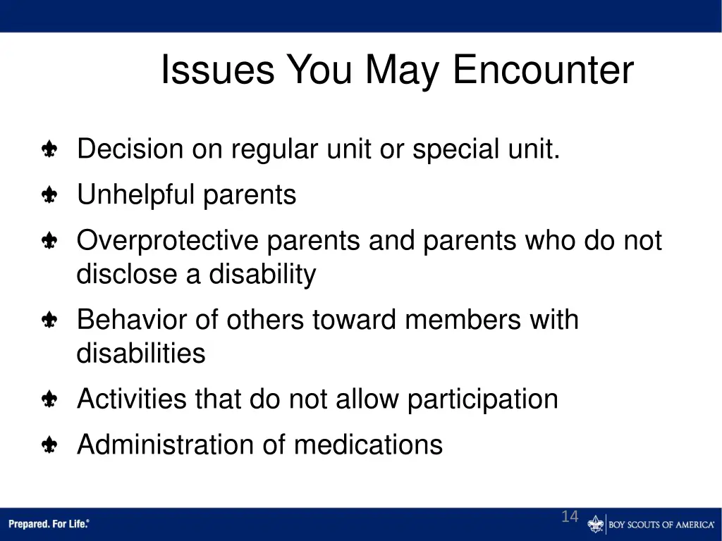 issues you may encounter