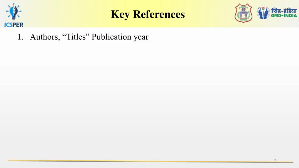 key references