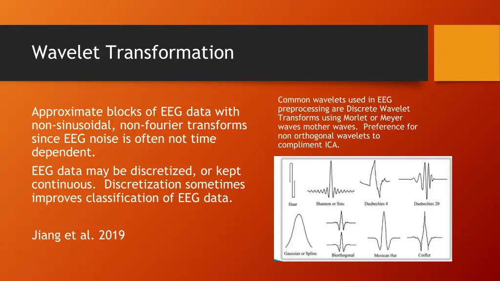 wavelet transformation