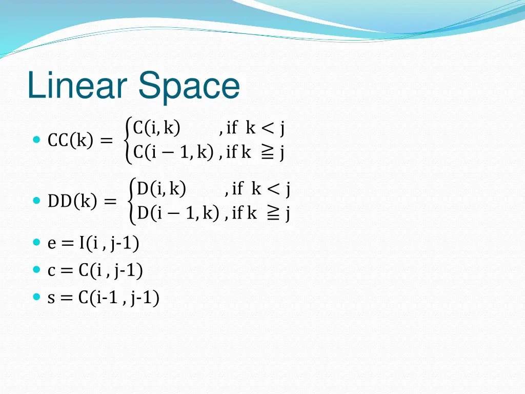 linear space
