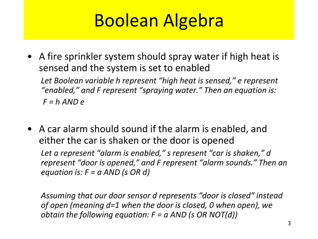 boolean algebra 1