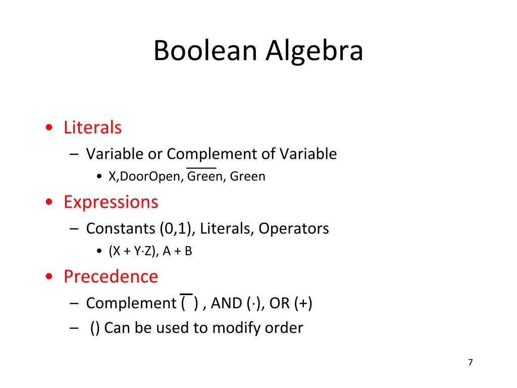 boolean algebra 3