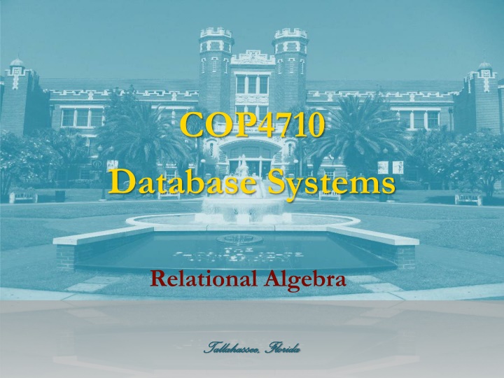 cop4710 database systems