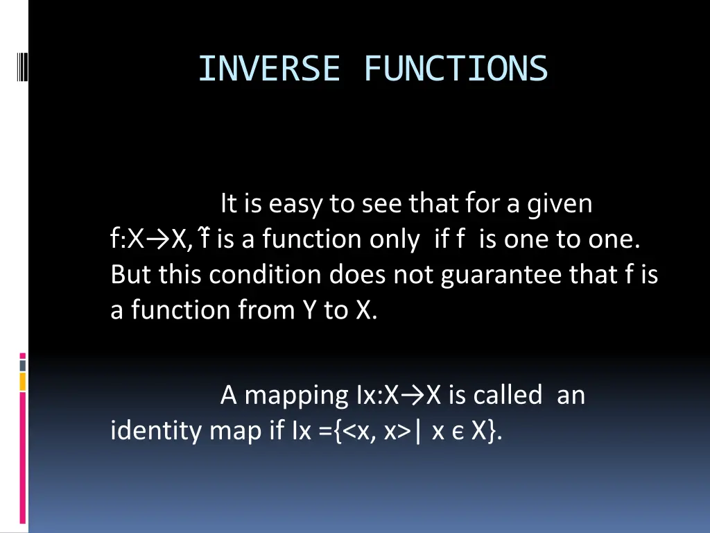 inverse functions