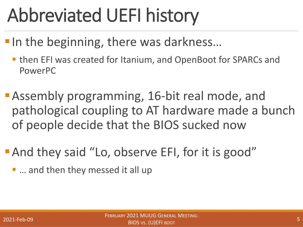 abbreviated uefi history abbreviated uefi history
